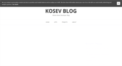 Desktop Screenshot of blog.kosev.net
